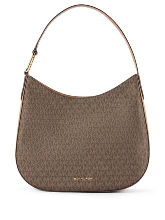 Michael Michael Kors large Kensington shoulder bag - women - Canvas/Polyester/Polyurethane/Polyester - OS - Brown
