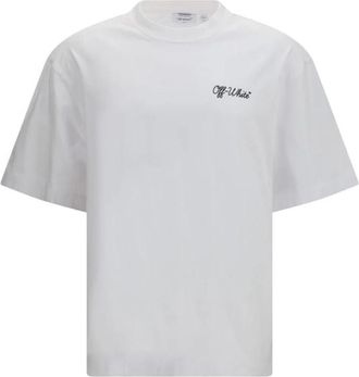 Off-white The Script Skate T-shirt - - Tops - Uomo - Bianco - S