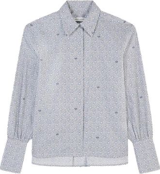 Maison Kitsuné Camicia con stampa - Bianco