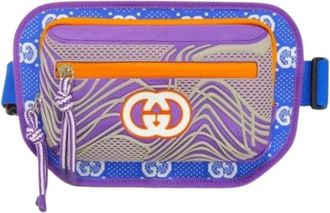 Gucci Pre-owned Belt Bags, female, Multicolor, Size: ONE SIZE Pre-owned GG Nylon Belt Bag