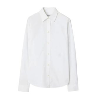 Burberry Dames, Blouses & Shirts, Wit, Maat: XS