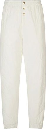 Eleventy Broeken, Dames, Wit, S, Nylon, Pantalone Felpa Trapuntato