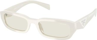 Prada PR B06S 26A40I 53mm Womens Rectangle Sunglasses