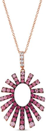 Le Vian Strawberry Ombré 14K Rose Gold 1.63 Ct. Tw. Gemstone Pendant