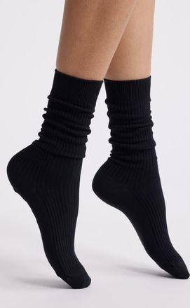 Nordstrom Slouch Dress Socks in Black at Nordstrom, Size 9