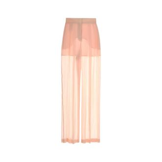 Alberta Ferretti Alberta Ferretti, Wide Trousers, female, Pink, Size: S Pantalone