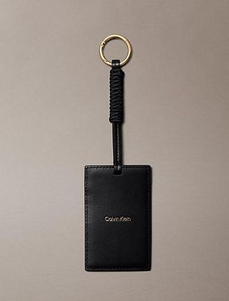 Calvin Klein Colgante Para El Bolso Tarjetero De Piel Con Rfid