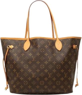 Louis Vuitton Pre-owned Neverfull MM - Dames - Vintage Shopper - Bruin - ONE Size - Leer - Vintage