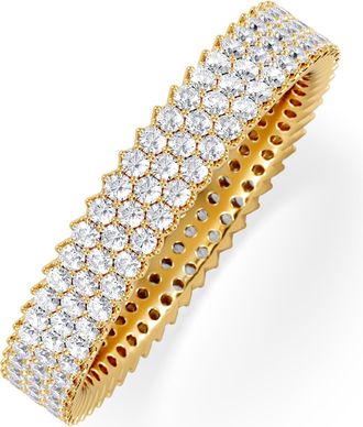 The Diamond Store Jasmine Lab Diamond Pave Eternity Ring 1.00ct G/VS in 18K Gold