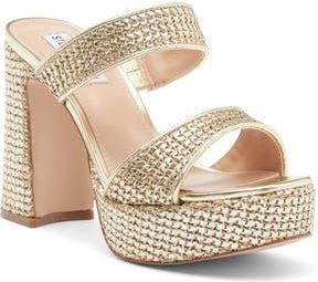 Steve Madden Stance Platform Slide Sandal in Gold at Nordstrom Rack, Size 10