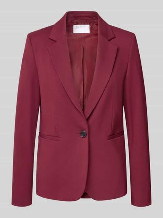 Jake*s Regular Fit Blazer mit Reverskragen und Paspeltaschen in Aubergine, Gr&ouml;&szlig;e 36