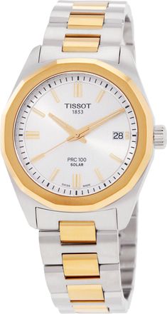 Tissot PRC 100 Solar Quartz Silver Dial Ladies Watch T151.822.22.031.00