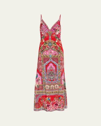 Camilla Heirloom Empire Full Length Bias Slip Dress
