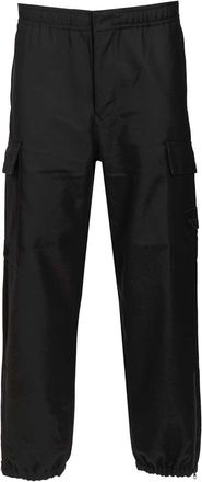 Stone Island Ghost Trousers In Wool And Nylon Flannel