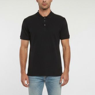 HUGO BOSS Boss By Hugo Boss Black Pique Cotton Short Sleeve T-Shirt