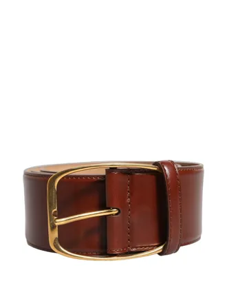 Dolce & Gabbana Calfskin Leather Belt - Brown