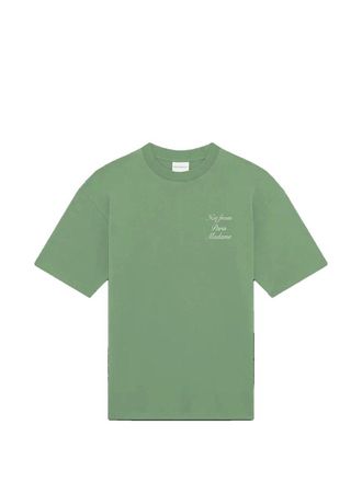 Dr&ocirc;le de Monsieur le T-shirt Slogan Calligraphy
