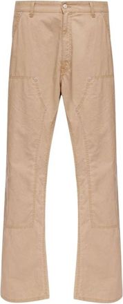 Maison Margiela Werkkleding Broek - Heren - Straight fit broeken - Beige - W32 - Katoen - Broeken