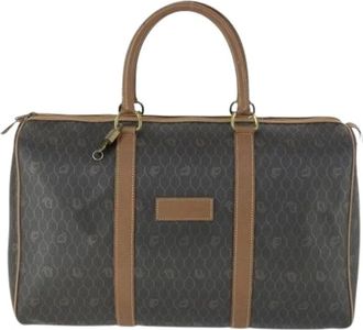 Dior Pre-owned Weekend Bags, female, Black, Size: ONE SIZE Pre-owned Vintage honeycomb boston bag