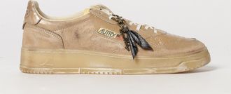 Autry Sneakers Medalist Low Super Vintage in pelle verniciata con effetto usurato