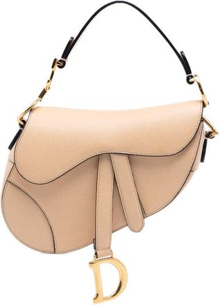 Dior Pre-owned Dior Mini Grained Calfskin Saddle Bag Ladies 19-MA-0198