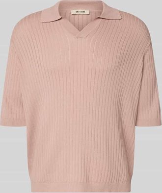 Only & Sons Relaxed Fit Poloshirt aus Viskose-Mix Modell FLINT in Rosa, Gr&ouml;&szlig;e XXL