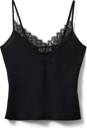 Sofie Schnoor Zwarte Strap Top 1000 - Snos 670 - Dames - Tops zonder mouwen - Zwart - L - Tops