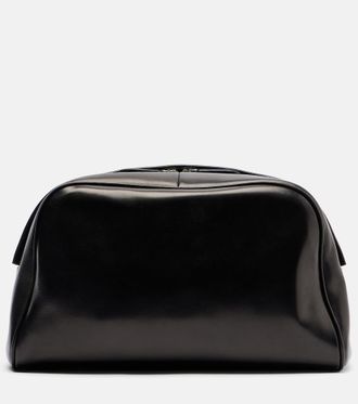 The Row Leila Small leather clutch