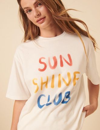 Nobody's Child White Graphic T-Shirt