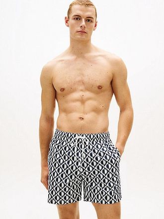 Tommy Hilfiger Print Mid Length Swim Shorts