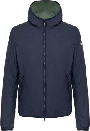 Colmar Omkeerbaar Tweekleurig Jack - Heren - Windbreakers - Blauw - 2XL - Nylon - Fitness