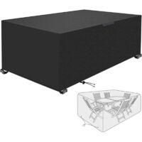 OEM Funda Protectora Rectangular Para Muebles De Jard&iacute;n, Impermeable, De Tela Oxford, Para Mesa Y Sillas De Jard&iacute;n, Para Uso Invernal - 170 X 94 X 70 Cm -