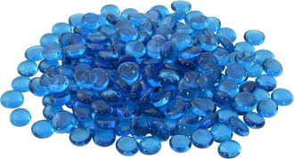 vidaXL Piedra De Vidrio 17-19 Mm Azul Cielo Cristal Vidaxl