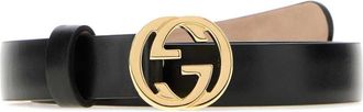 Gucci Black Logo Buckle Belt