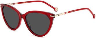 Carolina Herrera HER 0093/S C9A/IR Womens Sunglasses Red Size 57
