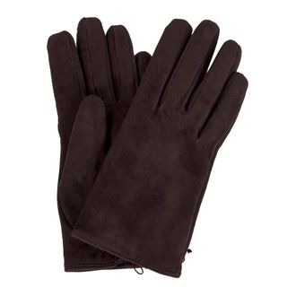 Orciani Gloves, female, Brown, Size: 8 IN Classic Suede Gloves