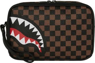 Sprayground Sprayground, Tassen, Dames, Bruin, ONE Size, Leer, Beauty Case 910B8238Nsz