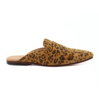Free People Womens At Ease Mules In Leo Suede