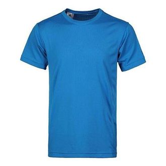 adidas Mens adidas Training Sports Short Sleeve Blue T-Shirt CZ5426