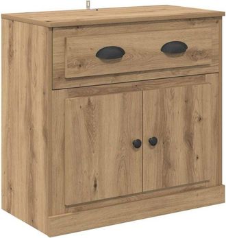 vidaXL Highboard Artisan Oak 70 x 35.5 x 67.5 cm Engineered Wood vidaXL