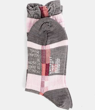 Antipast Tartan Jacquard Socks - Gray