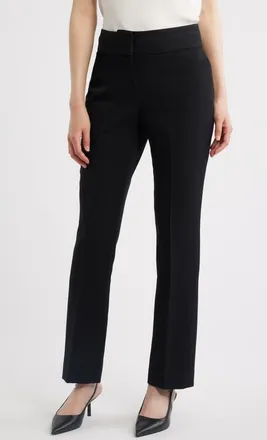 Tahari by ASL Bell Bottom Pants in Black at Nordstrom, Size 10