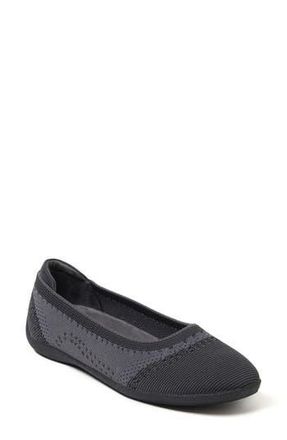 Dearfoams Misty Ballet Flat in Black Multi at Nordstrom Rack, Size 6.5