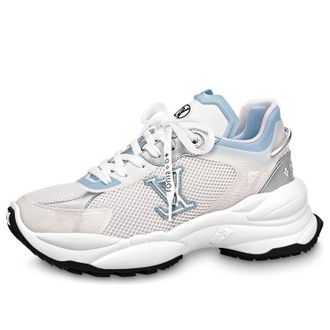 Louis Vuitton (WMNS) LOUIS VUITTON Run 55 Sneakers White Blue 1ABVII