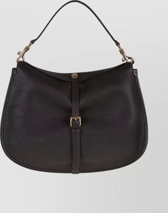 Etro pony extra large leather shoulder bag