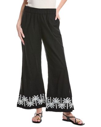 Johnny Was Hannah Linen-Blend Pant