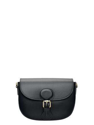 Isabella Rhea Zwart Rundleer Tas