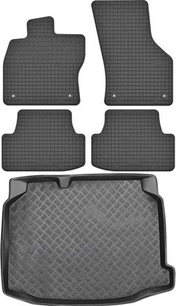 OEM Juego De Alfombrillas De Goma Para Coche Y Maletero Para Seat Le&oacute;n Iii Sc Hatchback (2012-2020)