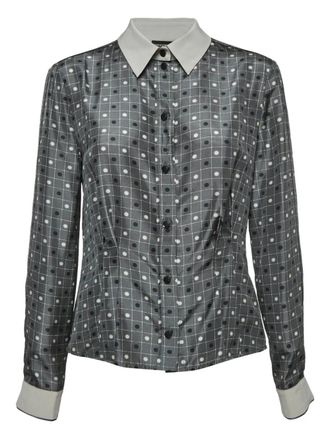 Emporio Armani Camicia in seta - Grigio