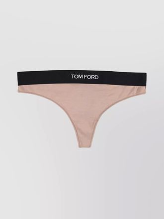 Tom Ford logo-waistband thong